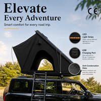 Tente de toit rigide en aluminium personnalisable, imperméable, 4 saisons, pour SUV 4x4, camping tout-terrain, tente de toit pour voiture