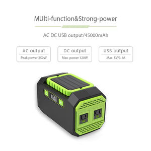 Banque d'alimentation <span class=keywords><strong>solaire</strong></span> au lithium-ion portable <span class=keywords><strong>200W</strong></span>, nouveau <span class=keywords><strong>kit</strong></span> de stockage d'énergie pour le <span class=keywords><strong>camping</strong></span> en plein air, contrôleur MPPT, panneau <span class=keywords><strong>solaire</strong></span> à onde sinusoïdale pure, voiture - Product Image 5
