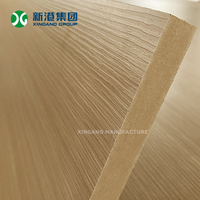 Panneau MDF/HDF stratifié mélaminé à grain de bois 3mm 6mm 9mm 10mm 12mm 16mm 18mm 1220x2440 pour meubles