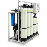 Système complet de traitement de l'eau par osmose inverse portable industriel 500 lph pour la filtration des eaux souterraines