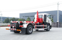Camion benne à ordures poids lourd Benz Auman 20 tonnes, station de compactage mobile 12 m³, recyclage manuel, diesel, construction