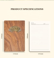 Ensemble cadeau d'affaires promotionnel personnalisé avec logo, comprenant un carnet en bois, un stylo, un marque-page et une tasse isotherme.