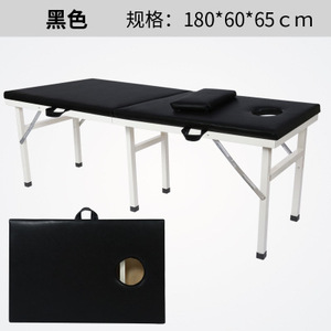 Table de massage pliante portable 180x60x48 cm, structure métallique, mousse de densité moyenne, pour la thérapie par massage et l'utilisation en ambulatoire - Product Image 5