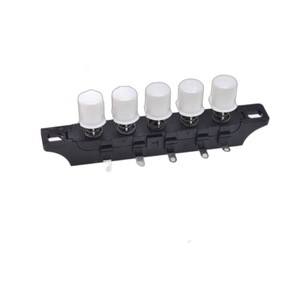 Interrupteur de contrôle de vitesse de ventilateur à cinq boutons, type clavier de piano électrique, pour ventilateurs de table ou de sol - Product Image 1