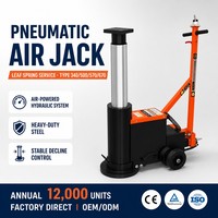 Cric hydraulique pneumatique à levage élevé de 50 tonnes certifié CE pour atelier