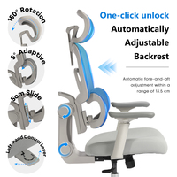 Chaise de bureau ergonomique pour adolescents certifiée BIFMA CE, accoudoirs réglables, soutien lombaire adaptatif pour la maison, la chambre et le bureau
