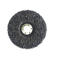 Disque de décapage de peinture et de rouille de 5 pouces pour meuleuse d'angle, disque de décapage noir universel pour acier inoxydable et fer