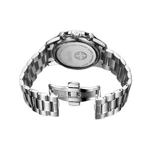 Reloj de Lujo de Acero Inoxidable, Resistente al Agua 5 BAR, Automático, con Fecha, Correa de 18 mm, Cierre Plegable, Deportivo, de Moda, Alta Calidad, OEM - Product Image 3