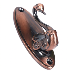 Handcrafted Swan <b>Curtain</b> Wall <b>Hooks</b> Durable Material Well Finished Perfect For Towels And Door Hanging Display Accent - Product Image 1