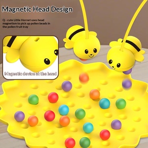 <span class=keywords><strong>Juego</strong></span> Magnético de Panal de Abeja para Niños |   <span class=keywords><strong>Juego</strong></span> de Mesa Focus Training para Niños |   Juguete Educativo de Rompecabezas con Cuentas Magnéticas - Product Image 5