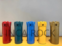 Broca de Acero Inoxidable de 7 Dientes con Rosca para Máquinas de Minería de Roca, Marca Inca Rock