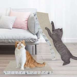 Atacado Fabricantes Produtos De Papelão De Gato Papelão Marrom Papel Ondulado <span class=keywords><strong>Cat</strong></span> Scratcher <span class=keywords><strong>Cat</strong></span> Scratch Board - Product Image 3