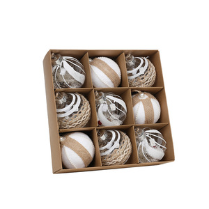 Juego de Bolas de Navidad Transparentes de Espuma de 8 cm, Bolas de Navidad de Plástico Irrompibles, Adornos para Árboles de Navidad - Product Image 5