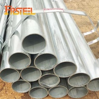S235JR ST37 Sıcak Daldırma Galvanizli Kaynaklı Çelik Boru Dış Çap 21.3 33.4 48.3mm Fiyatları