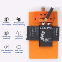 Tanpa BMS Flex ORI Kapasitas untuk Pengelasan Titik untuk Penggantian Sel Baterai Lithium iPhone XS 11 12 13 14 15 16 17 Mini Pro Max