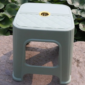 Jiajiale Plastic Square <b>Stool</b> 24.5Cm Diameter Non Slip <b>For</b> <b>Bathroom</b> And Household Use - Product Image 4