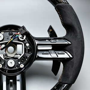Volant personnalisé en fibre de carbone forgée, très demandé, pour <span class=keywords><strong>Mercedes</strong></span> Benz AMG GT G63 W213 W223 W206 W205 W204 A45 GLA45 E63 G65 - Product Image 6