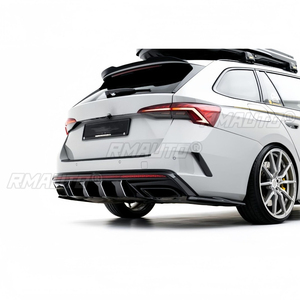 ชุดแต่งกันชนหลังสำหรับรถยนต์ Skoda Octavia RS Mk4 พร้อมลิ้นกันชน ดิฟฟิวเซอร์ ชุดแต่งตัวถังรถยนต์ ฝาครอบป้องกันกันชน อุปกรณ์ตกแต่งรถยนต์ - Product Image 4