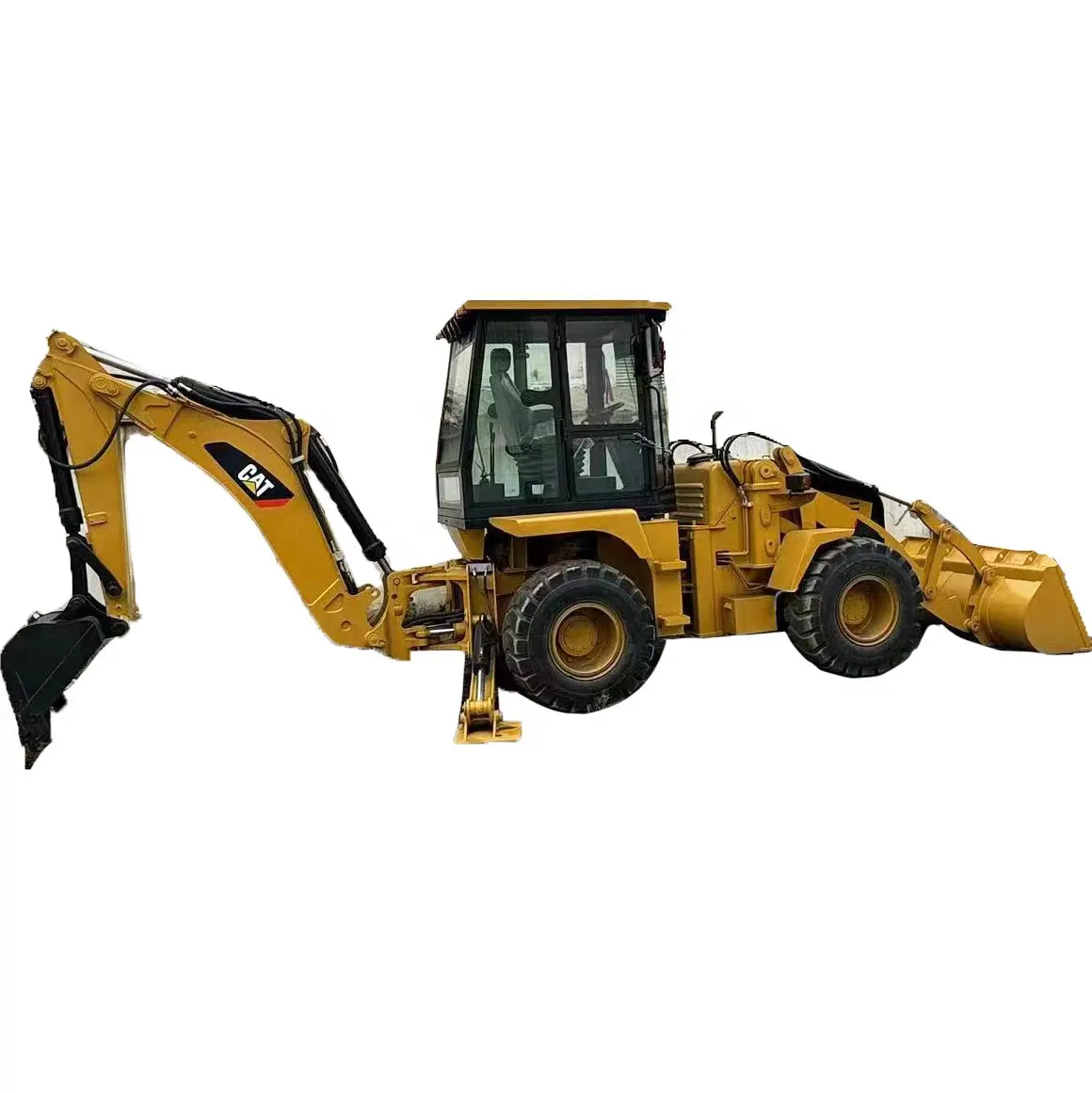 99% nuovo Cat 420F caricatore usato di seconda mano escavatore scavatore CAT420F Caterpillar 4*4 terne