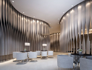 Mur-rideau en tube carré d'aluminium architectural moderne pour la décoration extérieure des appartements - Product Image 3