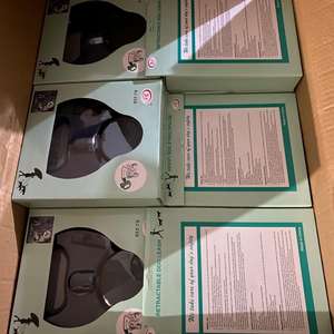 Двойной премиальный роскошный поводок для домашних животных на заказ: регулируемый нейлоновый выдвижной поводок для кошек и собак с подсветкой и держателем для пакетов для уборки за питомцами - Product Image 6