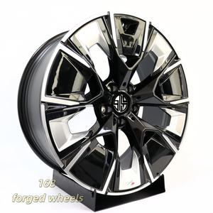 168 Roues personnalisées en aluminium 6061-T6 forgées sur mesure à rayons multiples de 17 à 24 pouces, noires, concaves profondes, pour <span class=keywords><strong>Lamborghini</strong></span> <span class=keywords><strong>Pagani</strong></span> - Product Image 2