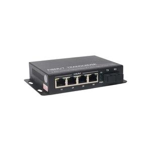Transceiver monomode à double fibre DC5V, 4 ports RJ45 10/100M + 1 port Ethernet fibre optique SC 155M - Product Image 3