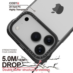 最新 耐衝撃 iPhone 17 16 15 Pro Max対応 スマホケース 四隅保護 スマホアクセサリー - Product Image 6