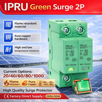 Parafoudre IPRU 40 AC/DC vert pour applications électriques de l'industrie photovoltaïque