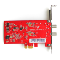 Carte tuner TV double TBS6281SE DVB-T2/T/C PCI-E, enregistrement de flux TS