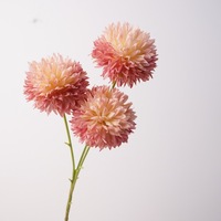 Künstliche Ping Pong Chrysanthemen Seidenblumen für Schulanfang, Chinesisches Neujahr, Hochzeit, Heimdekoration, Handgefertigt und Umweltfreundlich