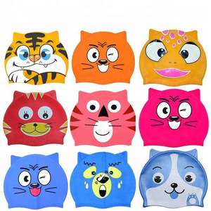 Gorro de Natación de Silicona con Diseño de Tiburón, Personalizado, Infantil, Impermeable y de Alta Elasticidad - Product Image 2
