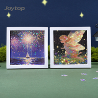 Joytop – Nouveau puzzle miniature personnalisé de 100 pièces avec cadre, thème feux d'artifice nocturnes lumineux, kit de bricolage en gros pour enfants, activité parent-enfant