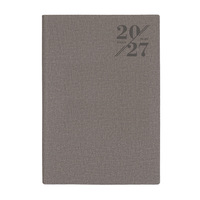 Carnet de notes A5 en PU souple ligné 2027, agenda quotidien 365 jours, gestion du temps, anglais, affaires, 80 g/m², 7 couleurs, commande en gros