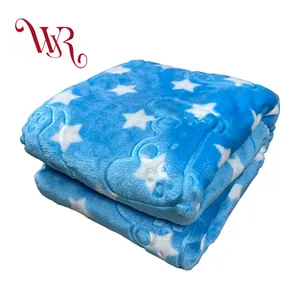 Wholesale Blanket Flannel Customized Fleece Throw Factory