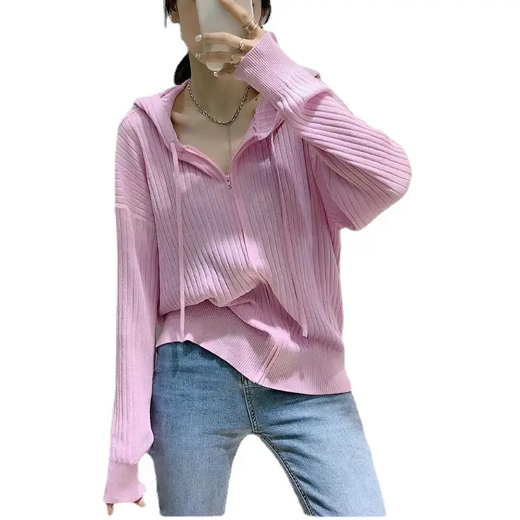 Cheap casual Hoodie shrugs for women summer long sleeve white cardigan womens zip up sweaters