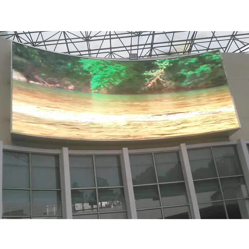 Écran flexible LED P2.5 Filet de rideau Mur vidéo intérieur Fond de bâtiment Écran d'affichage en maille pour publicité