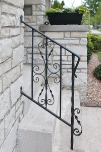 Barandilla de Hierro Forjado para Porche - Protección Clásica para Terraza <span class=keywords><strong>con</strong></span> Diseño Natural y Atractivo Atemporal - Product Image 5