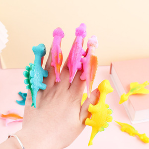 Jouet dinosaure créatif de décompression, lance-pierre amusant et astucieux, cible dinosaure en TPR, jouets animaux volants pour les doigts - Product Image 4