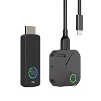 Kit Inalámbrico USB-C TX y HDMI RX Plug&Play, 164 pies 1080p, Transmite Video/Audio a TV/Monitor desde Teléfono/Laptop