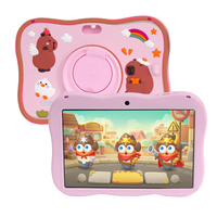 Tablet PC Android 12 HD de 7 Pulgadas con Control Parental, Ranura para Tarjeta SIM y Cámara Frontal, 1+16GB, Quad Core, Wi-Fi, Funda de Silicona para Niños