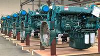 Ensemble moteur diesel SINOTRUK WD615.47 371HP à injection directe pour camion