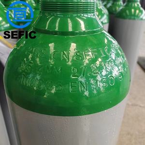 Cilindro de gas de argón <span class=keywords><strong>Co2</strong></span> vacío recargable de 5,4mm 27,2 kg 203mm 20l para el mercado europeo - Product Image 4