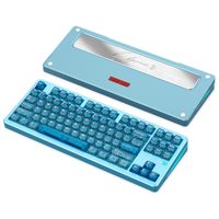 Clavier mécanique sans fil Aurora 80 CNC entièrement en aluminium avec programmabilité, batterie 8000 mAh, interrupteur tactile arctique TriM, OEM ODM