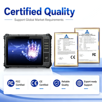 Tablet Resistente IP65 con Android 13 GMS, Pantalla de 8 Pulgadas, Batería de 8000 mAh, NFC, RFID, 4G, GPS, BT5.0, Lector de Venas Palmares, Software Personalizado, Seguridad, Patrulla, OEM, ODM