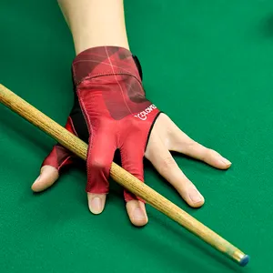 GOLOVEJOY XG67 Cue Billiard Pool Shooters 3 dedos Guantes de mano izquierda Guantes de billar Snooker Accesorios de billar