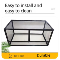 Terrarium écologique pour reptiles, résistant à l'abrasion, enclos pour reptiles, cage de terrarium sécurisée pour caméléons