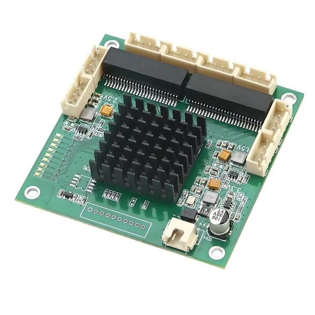 ZYSY New Industrial Ethernet Switch PCB 100Mbps 8 Port Module for Work Network Gaming 2/4/6/8 PCB