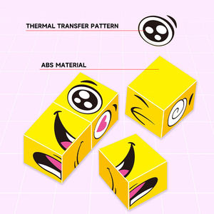 Jeu de société interactif pour enfants : Cube de réaction pour entraînement à la reconnaissance des expressions faciales, jeu de cartes de correspondance, compétition de vitesse, idéal pour les fêtes en famille - Product Image 3