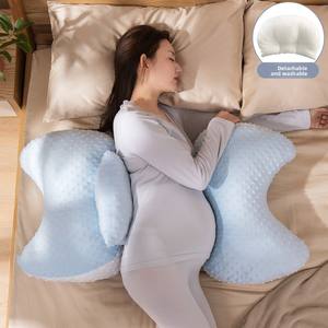 Oreiller de maternité avec soutien de la taille du dos <span class=keywords><strong>coussin</strong></span> artefact pour le massage du <span class=keywords><strong>ventre</strong></span> de sommeil latéral fournitures de sommeil de <span class=keywords><strong>grossesse</strong></span> essentielles - Product Image 5
